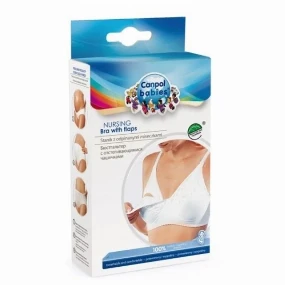 Canpol Classic grudnjak za dojilje Bela, 75D