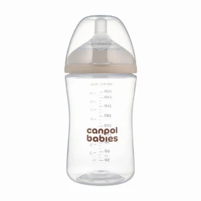 Canpol plastična flašica za bebe Dual Zone Natural 260 ml
