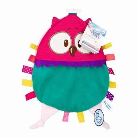 Canpol plišana igračka za bebe Forest Friends Owl Pink