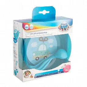 Canpol pribor za hranjenje i tanjir Toys Blue, 350ml