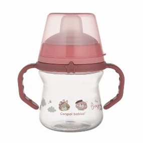 Canpol šolja sa silikonskim kljunom 56/612 Pink