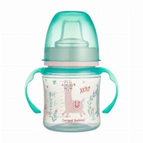 Canpol trening šolja za bebe 120ml Exotic Animals, Zelena