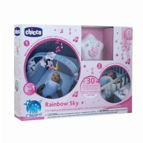 Chicco igračka luk u duginim bojama 2u1 Roze