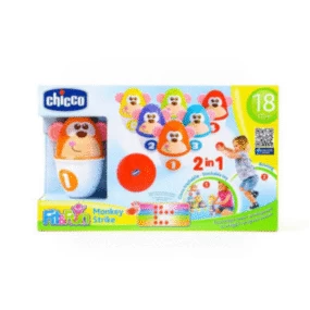 Chicco igračka set za kuglanje-Majmunčići