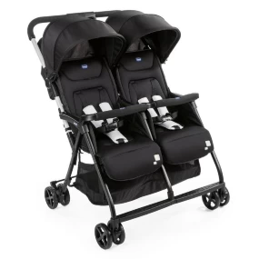 Chicco kolica za blizance Ohlala Black, 0m+