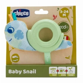 Chicco Toys Eco zvečka za bebe Puž