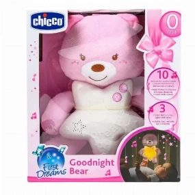 Chicco Toys igračka za bebe Goodnight Meda Roze, 0m+