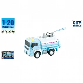 City Service igračka za dečake 1:20 Kamion cisterna sa prskalicom, zvukom i svetlom