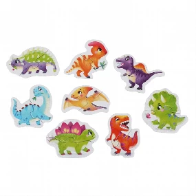 Cubika Slagalica Dinosaurusi, 16 Elemenata