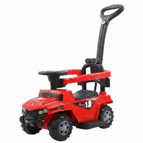 Dečija guralica na akumulator 4u1 Džip Crveni