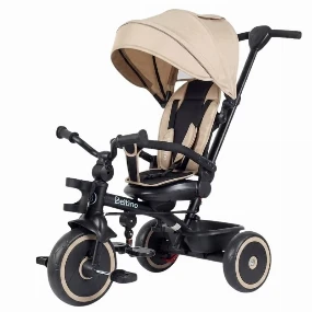 Dečiji Beltino Nuovo tricikl za decu sa rotirajućem sedištem Beige, 10m +