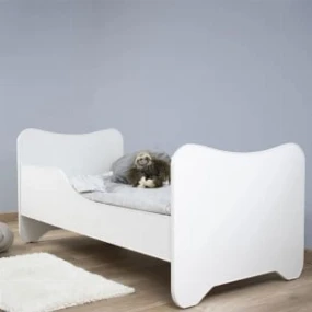 Dečiji krevet Happy Kitty White, 160 x 80 cm