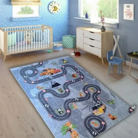 Dečiji tepih za dečake Autoput 140x220 cm