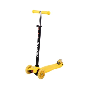 Jednobojni trotinet za decu, Žuti