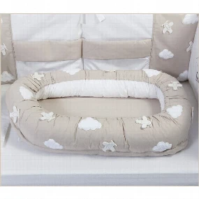 Deksi gnezdo za bebe Tri drugara Avijatičari, Bež