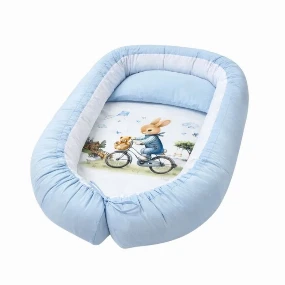 Deksi jastuk za bebe Zeka Plavi