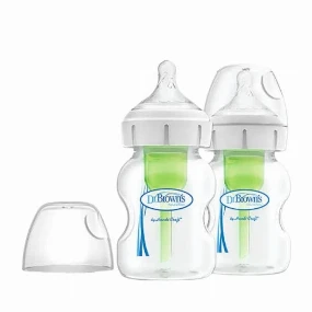 Dr Brown's set plastičnih flašica Wide Neck, 150ml 0m+