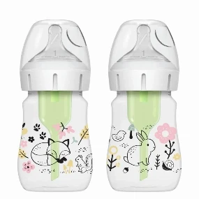 Dr Brown's set plastičnih flašica Wide Neck Woodland 150 ml, 2 kom