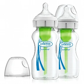 Dr Brown's set staklenih flašica Wide Neck, 270ml 0m+