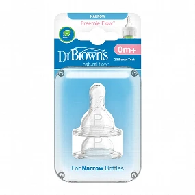 Dr Brown's silikonska cucla za Standard flašicu, Preemie Flow