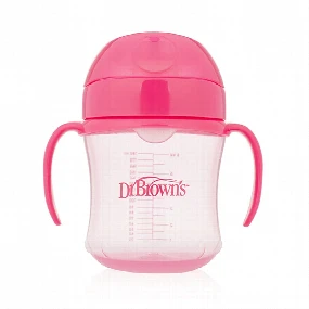 Dr Brown's trening čaša Roze, 180ml