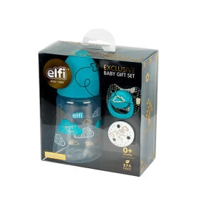 Elfi Exclusive poklon set Plavi, 0m+