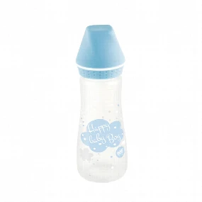Elfi plastična flašica sa silikonskom cuclom Sweet Baby Plava, 250ml