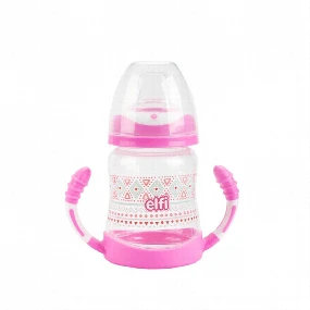 Elfi šolja sa silikonskim piskom Trendy Baby Roze, 275ml