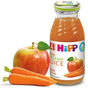 Hipp sokić jabuka i šargarepa 200ml, 4m+