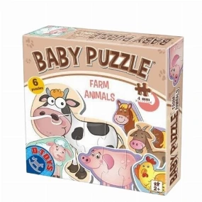 Igračka za bebe Baby Puzzle Farma, 6 PCS