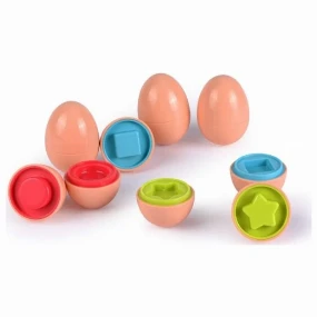 Infunbebe 6 Shape Sorter Eggs igračka za bebe