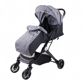 Jungle kolica za bebe sa navlakom Quad Grey Lines, 0m+