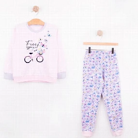 Just kiddin pidžama za devojčice Butterfly 0779, 2-5