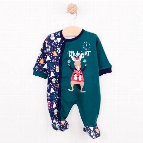 Just Kiddin zeka za bebe dečake New Year Zelena, 56-80