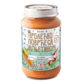 Juvitana kašica prolećno povrće sa jagnjetinom 230g, 8m+