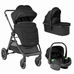 Kikka Boo Ava kolica za bebe 3u1 Black, 0m+