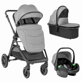 Kikka Boo Ava kolica za bebe 3u1 Grey, 0m+