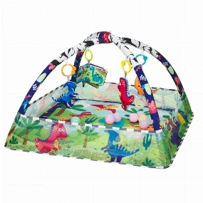 Kikka Boo Dino Forest podloga za bebe sa lopticama