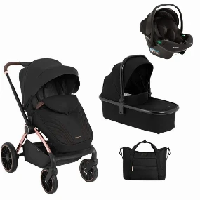 Kikka Boo Kara kolica za bebe 3u1 Black, 0m+
