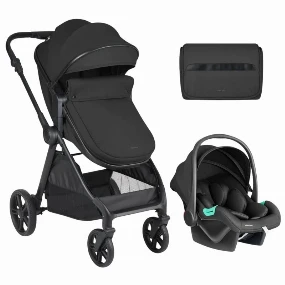 Kikka Boo kolica za bebe 3u1 Jean set Black, 0m+