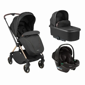 Kikka Boo Lanah kolica za bebe 3u1 Black, 0m+
