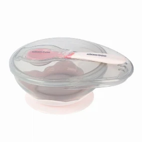 Kikka Boo posuda za bebe sa kašičicom Pink
