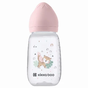 Kikka Boo Savanna flašica za bebe Anti-Colic 310ml Pink