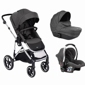 Kikka Boo Thea kolica za bebe 3u1 Dark Grey, 0m+