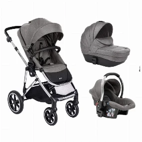 Kikka Boo Thea kolica za bebe 3u1 Light Grey, 0m+