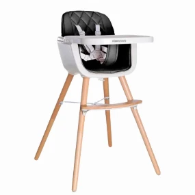 Kikka Boo Woody hranilica za bebe 2u1 Black, 6m+