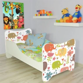 Krevet za decu Happy Kitty - Small Elephant, 160x80 cm