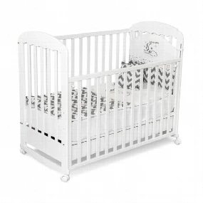 Krevetac Ica za bebe sa fiokom, Beli