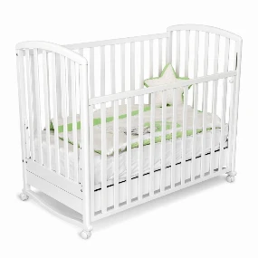 Krevetac za bebe sa fiokom i klackalicom Mirta, Beli