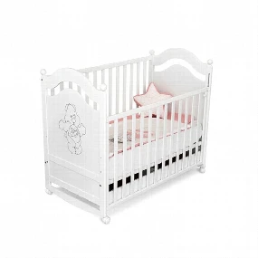 Krevetac za bebe Veljko bez fioke, Beli